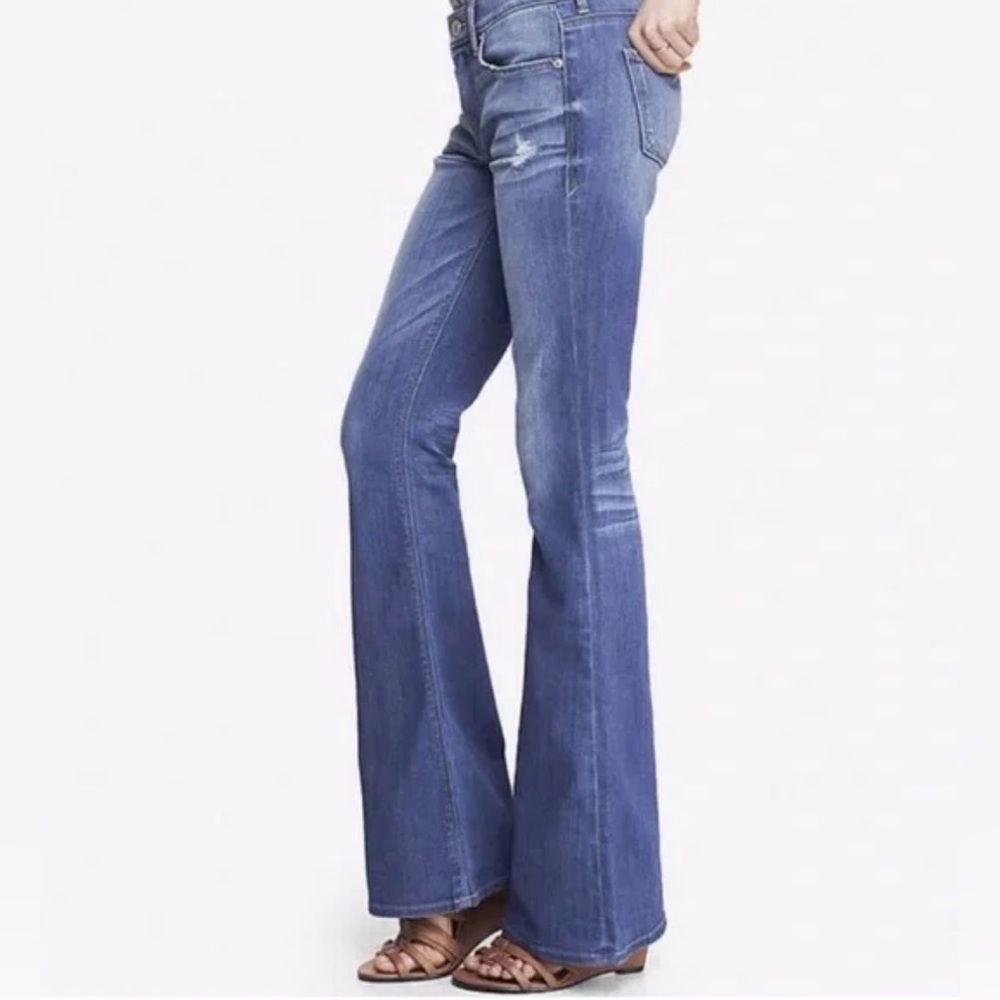 Express Women's Indigo Flare Jeans